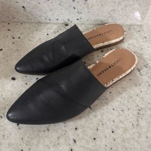 LUCKY BRAND Black Mules